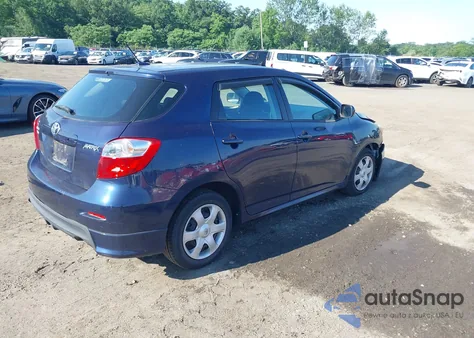 2010 Toyota Corolla Matrix from USA, damaged, VIN 2T1KU4EE2AC267009